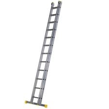 Image of Werner Aluminium Double Section Extension Ladder 2 Section Multiple Sizes