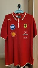 Image of Scuderia Ferrari F1 Team 2025 Sp. Edition Polo China Mens | Size L Dark Cherry