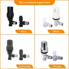 Image of Designer Radiator Flat Panel Horizontal Vertical Central Heating Rads Valves