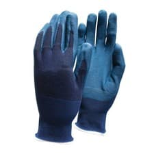 Image of Town & Country ECO-Flex Fine Work Extra Grip Blue Gardening Gloves Garden Glove