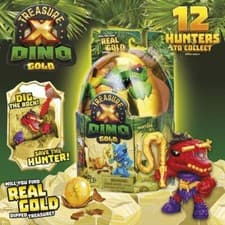 Image of Treasure X Dino Gold Hunters Action Figures 10 Levels Will You Find Real Gold?
