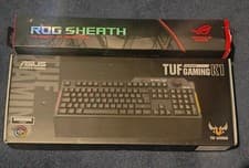 Image of ASUS TUF Gaming K1 RGB Gaming Keyboard, UK QWERTY + Asus ROG Sheath