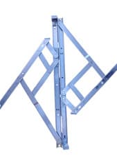 Image of Pair of uPVC Window Hinges Double Glazing Friction Stay PVC Top Hung 16" 13mm