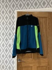 Image of Dare 2b Men's Mountaineer Softshell Jacket Black /Kingfisher Blue Size Medium