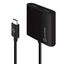Image of ALOGIC USB-C to Dual DisplayPort Adapter - 4K - 30 Hz