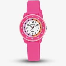 Image of Lorus RRX57JX9 Kids Pink Time Teacher Analogue Watch 100m W/R 2 Year Warranty
