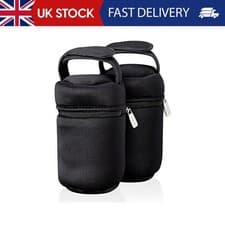 Image of Tommee Tippee Closer to Nature Insulated thermal baby Bottle carry Bag Pack of 2