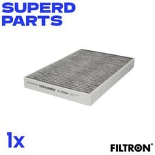 Image of CABIN FILTER WITH ACTIVATED CARBON FITS: IRISBUS DAILY TOURYS; IVECO DAILY IV