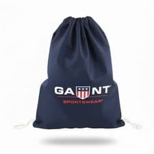 Image of GANT Retro Shield Gym Men Bag OS Evening Blue Lightweight Sports Backpack