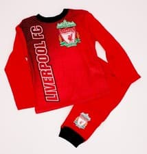 Image of Liverpool FC Official Crest PJS Kids Age 4 - 12 years LFC Gift