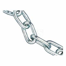 Image of Galvanised Chain, Zinc Plated, Link Size: 6x42mm, 15m Chain