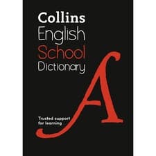 Image of Collins English School Dictionary Dictionaries Paperback 