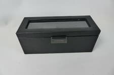 Image of Stackers Glass 4 Watch Box Black