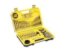 Image of DeWalt 100 Piece Multi-Purpose Value Drill Bit Builders Jobsite Set DT71563-QZ