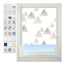 Image of Blackout Roller Blind, Patterned Thermal 100% Blackout Fabric, Window Blind