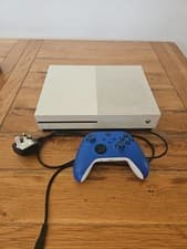 Image of Microsoft Xbox One S 500GB Deep Blue Console w Controller (Slight Stick Drift)