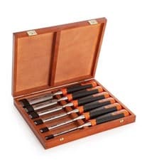 Image of Bahco 434 Bevel Edge Chisel Set of 6 Brand New Fast Post VAT Inc 434-S6-EUR