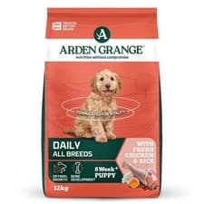 Image of Arden Grange Puppy/Junior Chicken Dry Dog Food 2kg/6kg12kg