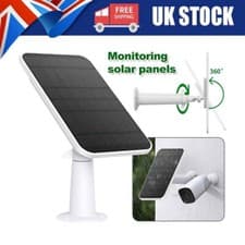 Image of Solar Panel Charger for Arlo XL Camera Ultra Security Camera 360°Adjustable New