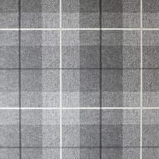 Image of Arthouse Country Tartan Hessian Plaid Check Textured Wallpaper  Charcoal 294900