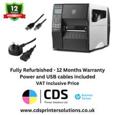 Image of Zebra ZT230 203DPI Direct Thermal Industrial Label Printer - LAN / USB / Serial