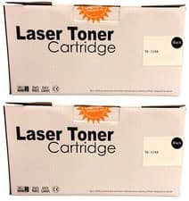 Image of 2 x Compatible TK-1248 Black Toner Cartridge 1T02Y80NL0 For Kyocera PA2001w