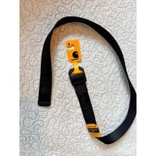 Image of Carhartt Mens Black Nylon Webbing Ladder Lock Belt Size Medium