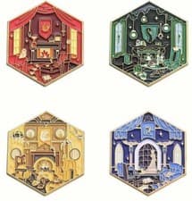Image of Harry Potter Common Room Pin Badges - Full Set Of 4 - Gift - Collection