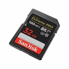 Image of SDHC Memory Card SanDisk Extreme PRO Black 32 GB