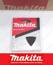 Image of Makita B-21733 Punched Hook and Loop Black Wood Delta Sanding Sheets Asst Grit