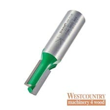 Image of Trend C016X1/2TC CraftPro Two Flute Straight Router Cutter 10mm Dia x 19.1mm Cut