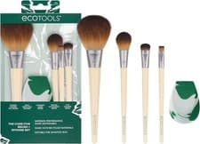 Image of EcoTools Core 5 Makeup Brush Set Powder Cheek Shadow Eyeliner Blender