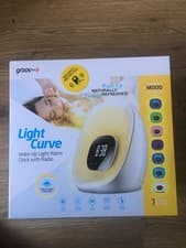 Image of Groov-e Light Curve Alarm Clock Radio with Wake-up Light - GV-CR01