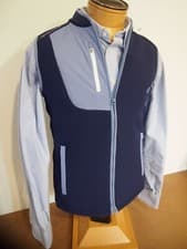 Image of Peter Millar Crown Sport SquallBlock Softshell Vest NWT Small $225 Navy Blue