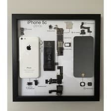 Image of iPhone 5c breakdown wall art