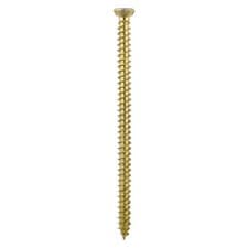Image of Timco Multi-Fix Concrete Screws TX Flat Countersunk - Yellow - Various Sizes