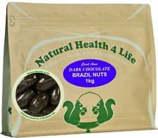 Image of Dark Chocolate Brazil Nuts (Carol Anne) in various weights and packaging