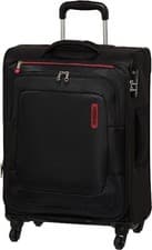 Image of American Tourister Duncan Expandable Suitcase in BLACK 58cm Cabin
