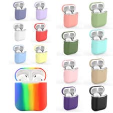 Image of Silicone Case for Apple AirPods 1 2 Protective Earphones Shockproof Slim Cover