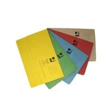 Image of Q-Connect (50 PACK) Office School Document Wallets Foolscap Assorted KF01490