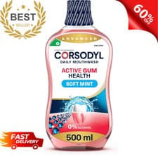 Image of Corsodyl Extra Fresh Daily Complete Protection Mouthwash for Healthy Gums 500ml
