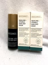 Image of BIOSSANCE Squalane + Vitamin C Dark Spot Serum 20ml, 2x10ml