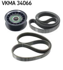 Image of V-Ribbed Belt Set SKF VKMA 34066 Fits Ford C-Max Focus 6 Ribs