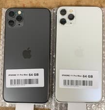 Image of Apple iPhone 11 Pro Max - 64GB - Silver (Unlocked) A2218 (GSM)