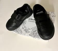 Image of Boys Clarks Smart Formal School Shoes Rex Pace. Size 7.5 fit G 