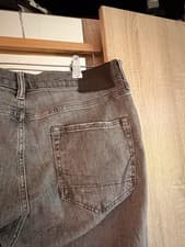 Image of AllSaints Men's Grey Cigarette Skinny Slim Denim Jeans