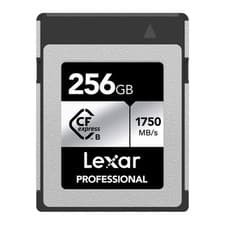 Image of 256GB Lexar Professional CFexpress Type B Silver Series Memory Card, 1750MB/s Re