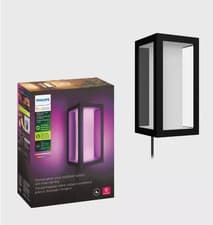 Image of Philips Hue Impress White and Colour Ambiance LED Smart Garden Wall Light [Slim]
