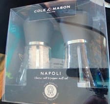 Image of Cole & Mason : Napoli - Classic Salt & Pepper Mill Set. Adjust the grind. Dec 27