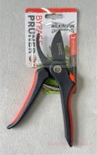 Image of Wilkinson Sword Bypass Pruner Secateurs 20mm Cut Steel Blades Pruners Pruning